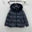 MONCLER 2024 SS 몽클레어 퀄팅 여우퍼 지퍼장식 블랙 여성 패딩 커스텀급
