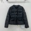 MONCLER 2024 SS 몽클레어 퀄팅 포켓 끈장식 블랙 여성 패딩 커스텀급