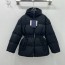 PRADA 2024 SS 프라다 삼각로고 후드 블랙 여성 중패딩 커스텀급