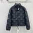 MONCLER 2024 SS 몽클레어 퀄팅 로고 블랙 여성 패딩 커스텀급