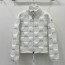 MONCLER 2024 SS 몽클레어 퀄팅 로고 화이트 여성 패딩 커스텀급