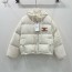 CELINE 2024 SS 셀린느 퀄팅 후드 로고 포켓 아이보리 여성 패딩 커스텀급