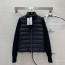 MONCLER 2024 SS 몽클레어 퀄팅 투톤 짚업 여성 패딩 커스텀급