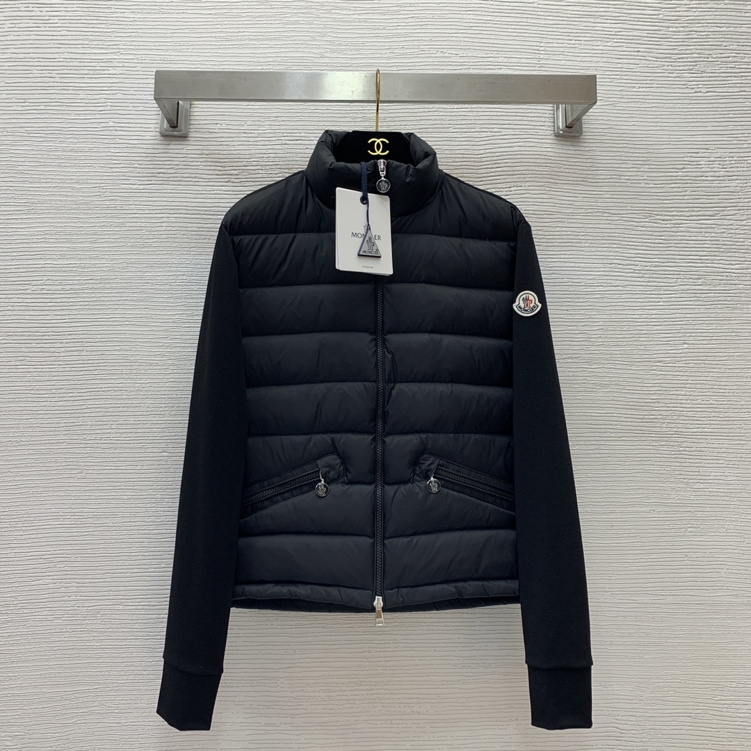 MONCLER 2024 SS 몽클레어 퀄팅 투톤 포켓 여성 패딩 커스텀급