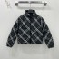 BURBERRY 2024 SS 버버리 블랙 체크무늬 양면디자인 여성 패딩 커스텀급