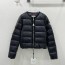 MONCLER 2024 SS 몽클레어 퀄팅 포켓 짚업 블랙 여성 패딩 커스텀급