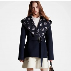 LOUIS VUITTON 2024 SS 루이비통 후드 캐시미어 100% 업뎃버젼 여성 중코트 커스텀급