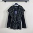 LOUIS VUITTON 2024 SS 루이비통 벨트 후드 블랙 캐시미어 100% 업뎃버젼 여성 중코트 커스텀급