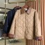 BURBERRY 2024 SS 버버리 퀄팅누빔 체크안감 카라 포켓 여성 반패딩 커스텀급