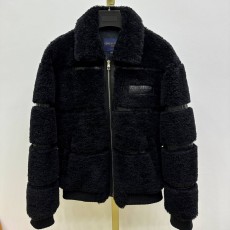 LOUIS VUITTON 2024 SS 루이비통 양퍼 양가죽 블랙 남성 점퍼 프리미엄급