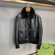 HERMES 2024 SS 에르메스 퍼카라 포켓 양가죽 블랙 남성 점퍼 커스텀급