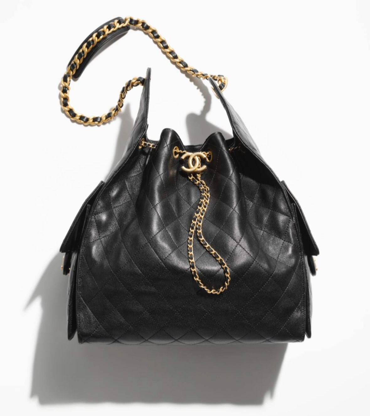 CHANEL 2025 SS 샤넬 체인 램스킨 골드볼 베니티백 AS5311 여성 가방 커스텀급 제니 빅백