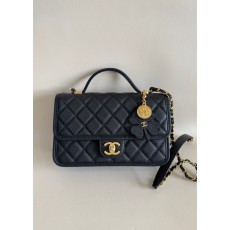 CHANEL 2025 SS 샤넬 체인 램스킨 골드볼 베니티백 AS3653 여성 가방 커스텀급