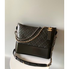 CHANEL 2025 SS 샤넬 체인 램스킨 골드메탈 미니 플랩백 Gabrielle  블랙 여성 가방 커스텀급