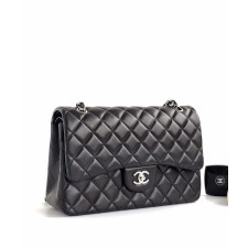 CHANEL 2025 SS 샤넬 체인 램스킨 골드메탈 미니 플랩백  블랙 여성 가방 커스텀급