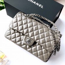 CHANEL 2025 SS 샤넬 체인 램스킨 골드메탈 미니 플랩백  블랙 여성 가방 커스텀급