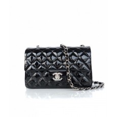 CHANEL 2025 SS 샤넬 체인 램스킨 골드메탈 미니 플랩백 Mini 블랙 여성 가방 커스텀급