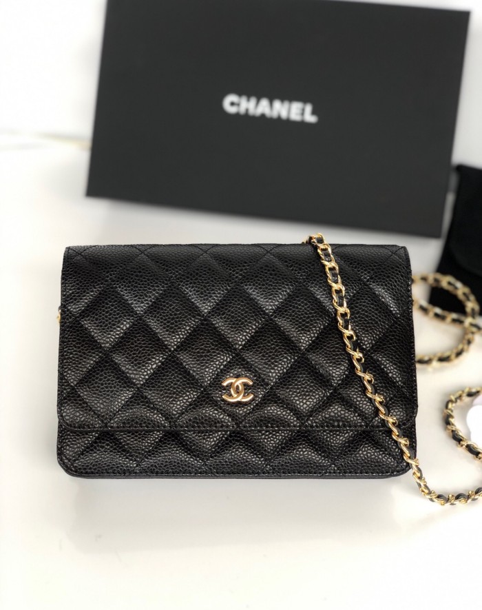 CHANEL 2026 SS 샤넬 체인 램스킨 골드메탈 미니 플랩백  블랙 여성 가방 커스텀급