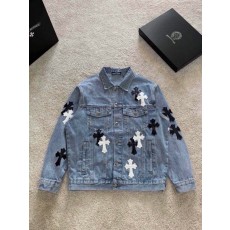 Chrome Hearte 2026 SS 데님 청블랙 남성 점퍼 커스텀급