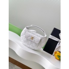 CHANEL 2026 SS 샤넬 체인 램스킨 골드메탈 AP3467 플랩백 Mini 흰색 여성 가방 커스텀급