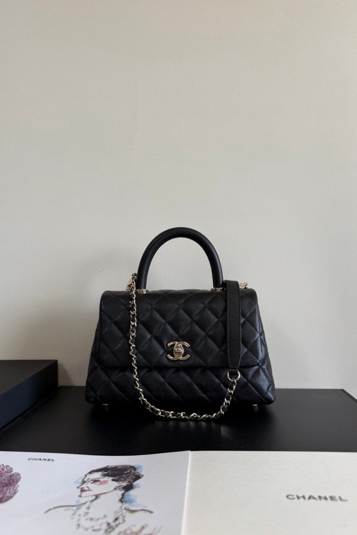 CHANEL 2026 SS 샤넬 체인 램스킨 골드메탈 A186  플랩백 Coco handle백 여성 가방 커스텀급