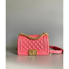 CHANEL 2026 SS 샤넬 체인 램스킨 골드메탈 leboy hot pink 핫핑크  플랩백 여성 가방 커스텀급