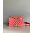 CHANEL 2026 SS 샤넬 체인 램스킨 골드메탈 leboy hot pink 핫핑크  플랩백 여성 가방 커스텀급