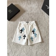 Chrome Hearte 2026 SS 데님바지 청블랙 남성 반바지 커스텀급