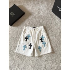 Chrome Hearte 2026 SS 데님바지 청블랙 남성 반바지 커스텀급