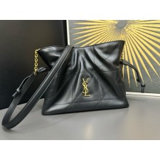 생로랑 SAINT LAURENT 2026 SS 골드로고 쉐브론 네이비 체인 크로스백 JAMIE백 커스텀급
