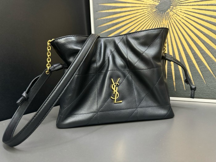생로랑 SAINT LAURENT 2026 SS 골드로고 쉐브론 네이비 체인 크로스백 JAMIE백 커스텀급
