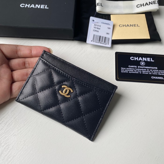 CHANEL 2026 SS 샤넬   골드메탈 31510  지갑 커스텀급