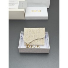 디올 DIOR 2026 SS 에나멜 CD로고 3단 반지갑 커스텀급 S5652