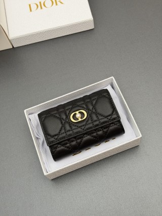 디올 DIOR 2026 SS 에나멜 CD로고 3단 반지갑 커스텀급 S3102