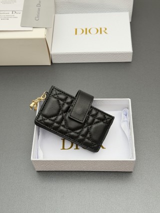 디올 DIOR 2026 SS 에나멜 CD로고 3단 반지갑 커스텀급 S0074