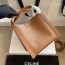셀린느 CELINE 2026 SS 트리오페 퀴르 레더 버킷백 블랙 커스텀급 124182