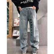 Chrome Hearte 2026 SS  남성 데님 청바지 반바지  커스텀급