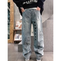 Chrome Hearte 2026 SS  남성 데님 청바지 반바지  커스텀급