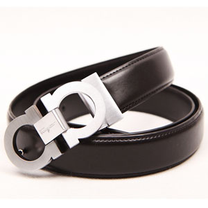 Ferragamo 페레가모 금속버클 가죽 벨트 0722