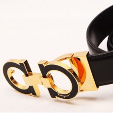 Ferragamo 페레가모 금속버클 가죽 벨트 0722