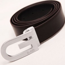 GUCCI 구찌 G로고 금속버클 가죽 벨트 0722