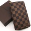 Louis Vuitton 루이비통 다미에 지퍼 중지갑 N60028