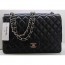 CHANEL 샤넬 클래식 맥시백 블랙은장 커스텀 MAXI 36070