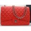 CHANEL 샤넬 클래식 맥시백 레드은장 커스텀 MAXI 36070