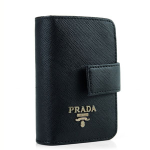 PRADA 프라다 사피아노 중지갑 블랙 1138