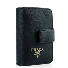 PRADA 프라다 사피아노 중지갑 블랙 1138