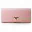 PRADA 프라다 사피아노 장지갑 핑크 1137