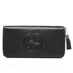GUCCI 구찌 각인 지퍼 장지갑 282413