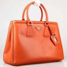 PRADA 프라다 사피아노 토트백 오렌지 BN5765