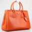 PRADA 프라다 사피아노 토트백 오렌지 BN5765